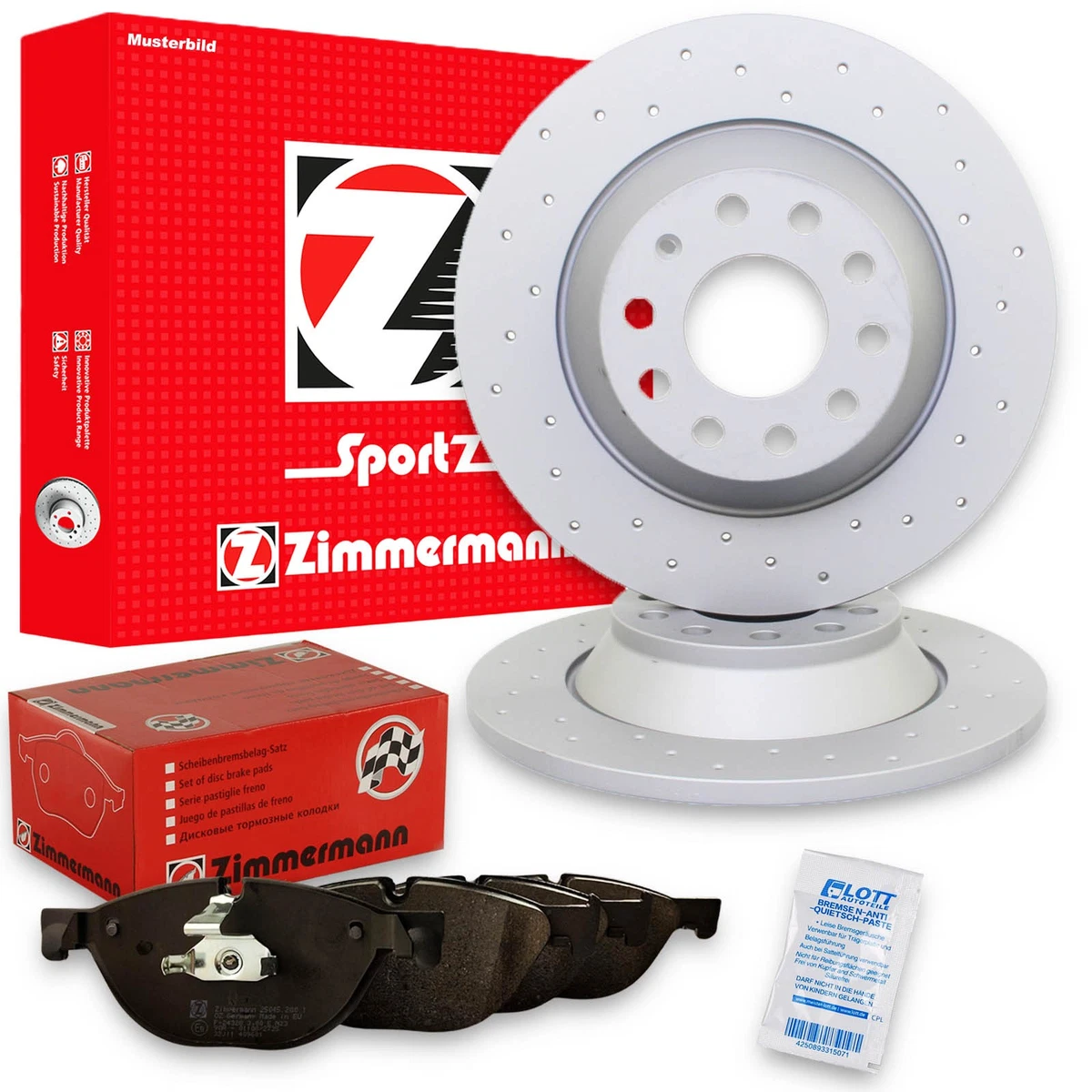 Забезпечте безпеку з Zimmermann для SKODA FABIA I (6Y2) 1.9 TDI